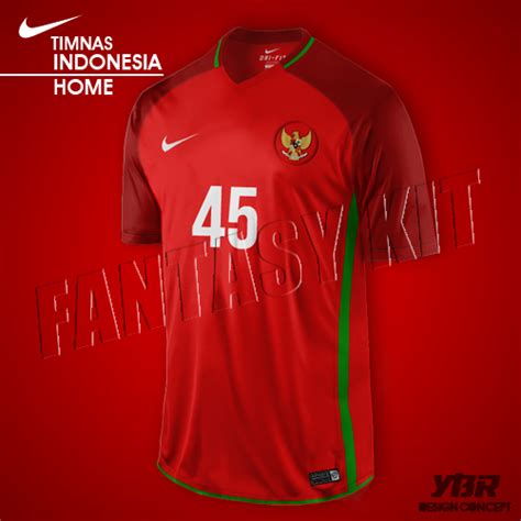 INDONESIA NATIONALY KIT NIKE 2016/2017 HOME