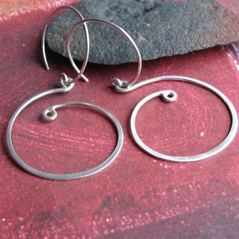 Naked Curls Sterling Silver Handcrafted Loopy Swirl Earrings Etsy