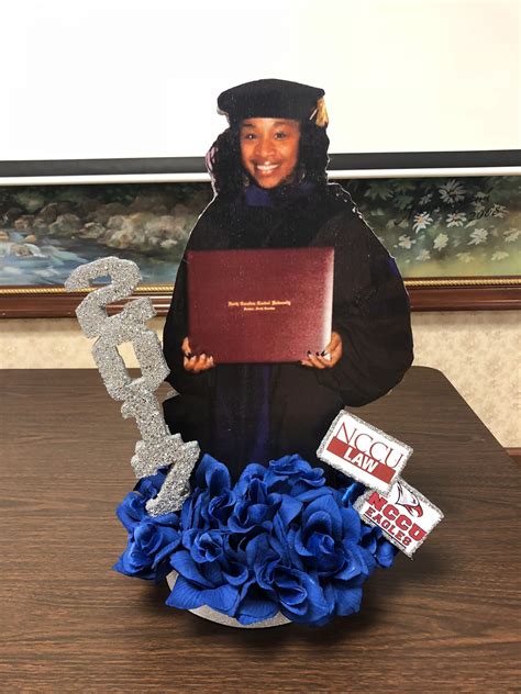 Graduation Photo Centerpiece With Flowers The Brat Shack Party Store