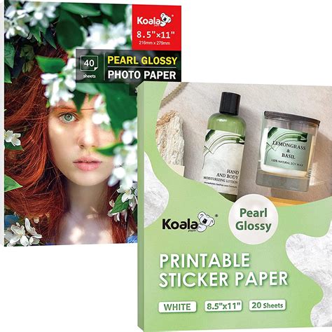 Koala Pearl Glossy Thin Photo Paper And Koala Pearl Glossy Sticker