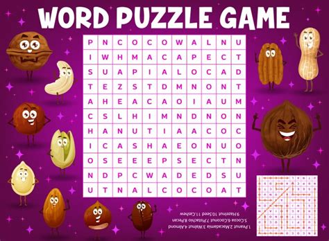 Word Search Puzzle About Vegetables Royalty Free Vector