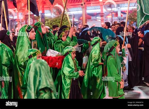 Shia Muslim Mourners Take Part In Religious Procession In Bain Ul Haramain The Space Between