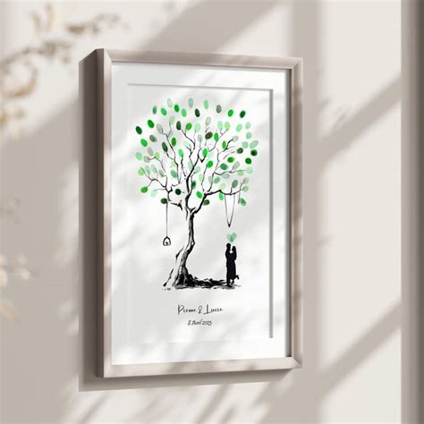 Arbre A Empreintes Mariage Etsy France