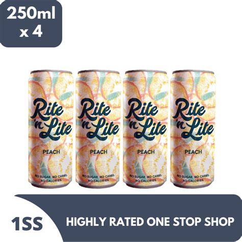 Rite N Lite Peach 250ml X 4 Lazada Ph