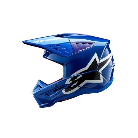 Casque Mx Alpinestars S M Corp Bleu Equipement Mx Tout Terrain Rouen