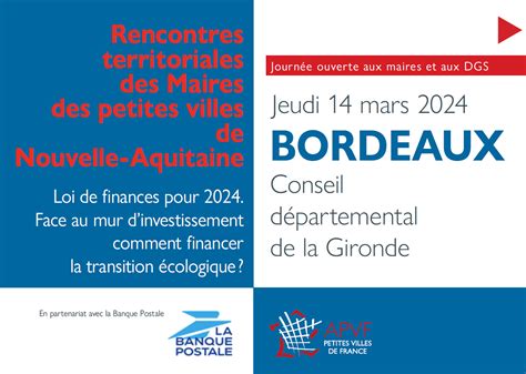 14 Mars Rencontre Territoriale Des Maires Des Petites Villes De