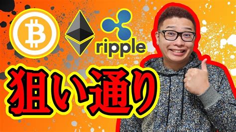 ビットコイン ＆ アルトコイン 分析】狙い通りの意識ライン！！ Bitcoin Btc Youtube