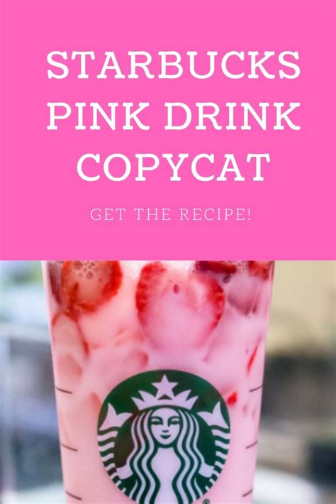 How To Make Starbucks Pink Drink At Home Artofit