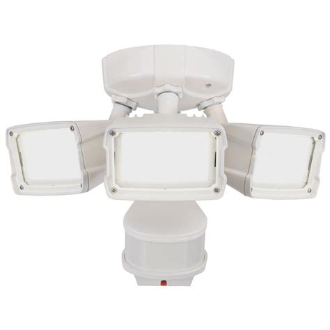 Defiant 270 Degree White Doppler Motion Activated Outdoor Led Security Flood Light Msh27920dlwdf