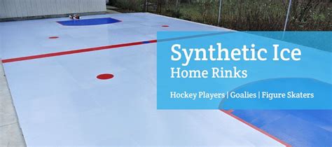 Home Synthetic Ice Rink Surface Hockey And Figure Skating Smartrink Synthetic Ice Synthetic