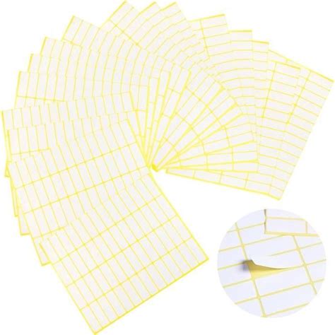 Étiquette Autocollante Autocollante 15 Feuilles 840 Pièces Étiquette