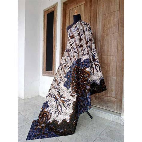 Jual Kain Batik Tulis Pamekasan Madura Seri Warna Coklat Mewah Elegan