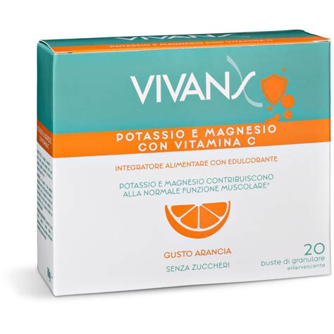 Integratore Potassio E Magnesio Con Vitamina C Senza Zuccheri 20