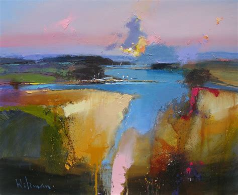 Summer On The Estuary Peter Wileman Mall Galleries Royal Society Of