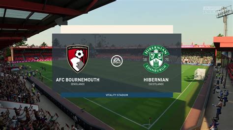 Fifa 23 Afc Bournemouth Vs Hibernian Vitality Stadium Gameplay