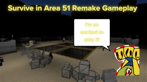 Looking Back Survive In Area 51 Remake Gameplay Youtube