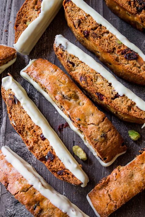 White Chocolate Cranberry Pistachio Biscotti Sallys Baking Addiction