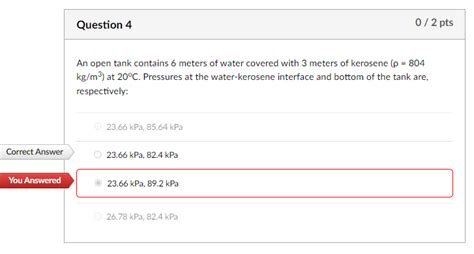 Solved An Open Tank Contains Meters Of Water Covered With Chegg