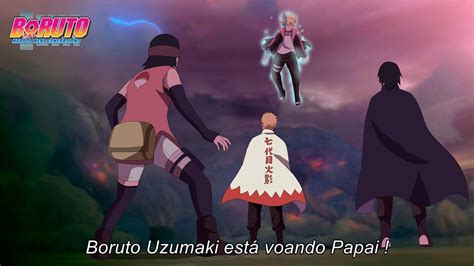 Boruto Usa T Cnica De Voar E Mostra Para Naruto E Sasuke Boruto