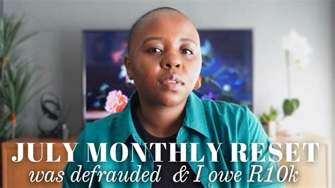 July Monthly Reset What A Mess Of A Month Being Defrauded And