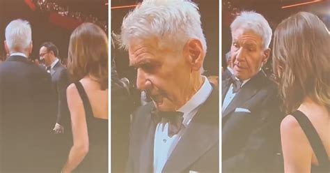 Esposa Fica Sem Lugar Junto De Harrison Ford E Gera Momento