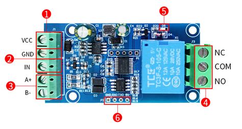 Modbus Rtu V Relay Module Rs Ttl Way Input And Output With