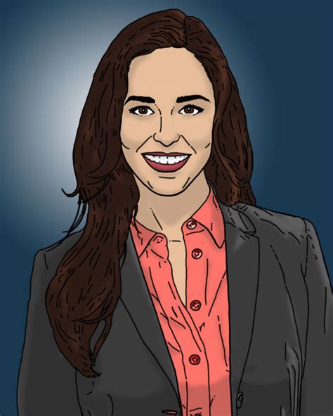 Melissa Fumero as 'Detective Amy Santiago' by deecrowseer on DeviantArt