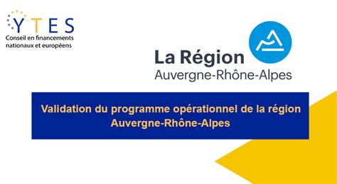 Approbation Du Programme Op Rationnel En R Gion Auvergne