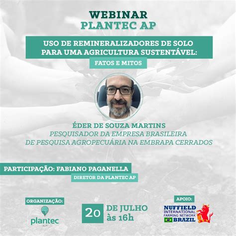 Webinar Uso De Remineralizadores De Solo Para Uma Agricultura