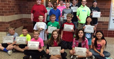 Winona Middle School Students Achieve Perfect Attendance