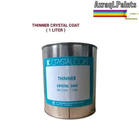 Promo Thinner Crystal Coat Pu Liter Diskon Di Seller Taylaa