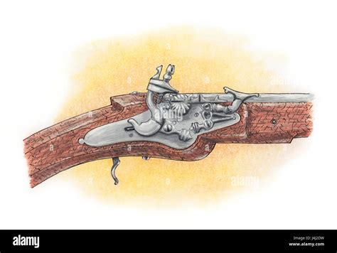 Flintlock Pistol Diagram