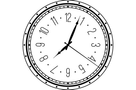 Vintage clock face SVG PNG EPS JPG (3082254)