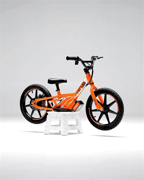 Wired Electric Balance Bike 16 Inch Orange