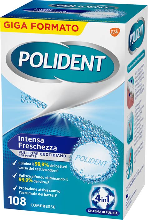 Polident Pulitore Protesi Dentale Intensa Freschezza Pz Acquisti