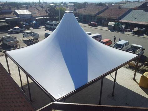 Pyramid Pvc Outdoor Gazebo Tensile Structure At Rs Sq Ft In New