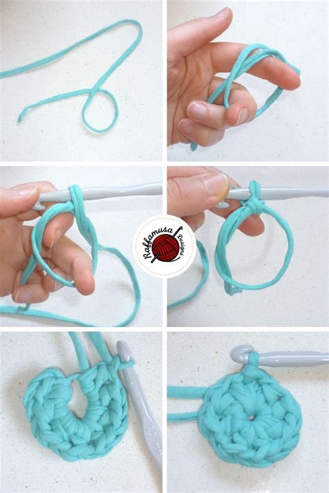 Printable Crochet Magic Ring Instructions