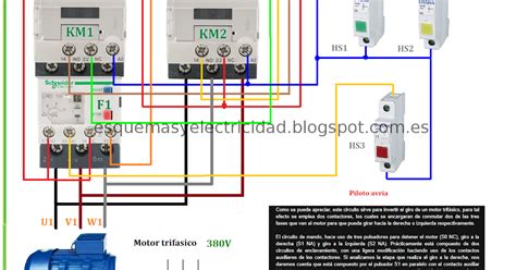 Diagrama De Inversion De Giro De Un Motor Trifasico Diagrama