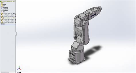 Epson 六軸機械手臂3d模型zip知享网