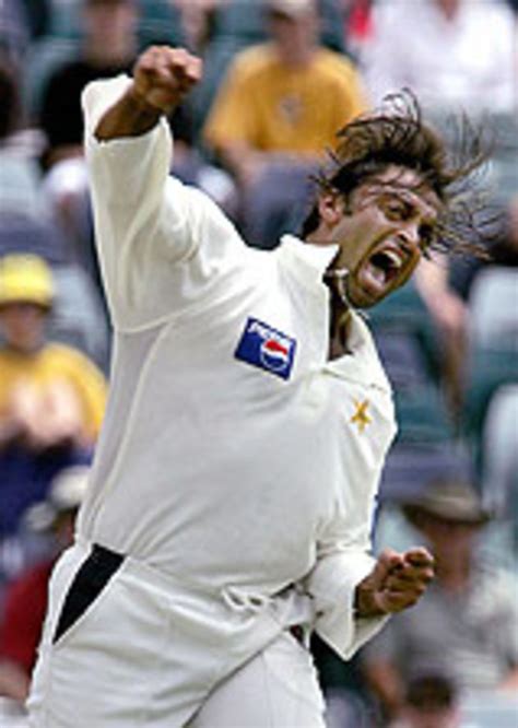 Shoaib Akhtar celebrates some more | ESPNcricinfo.com