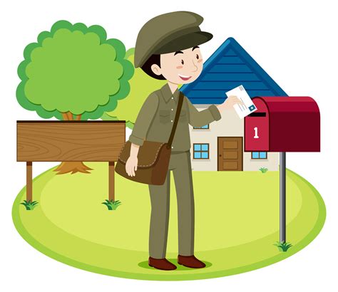 Mail Delivery Cartoon Image at Patricia Mack blog
