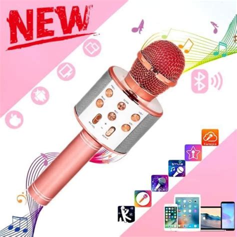 Microphone Karaoke Sans Fil Karaok Microphone Bluetooth Portable