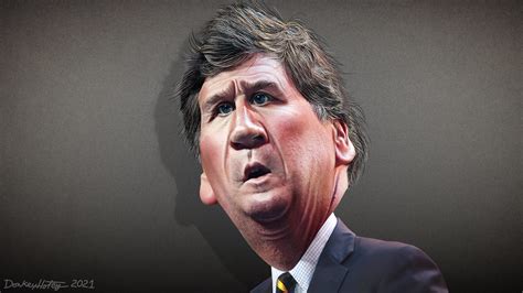 tucker carlson caricature resting doh face tucker swa flickr