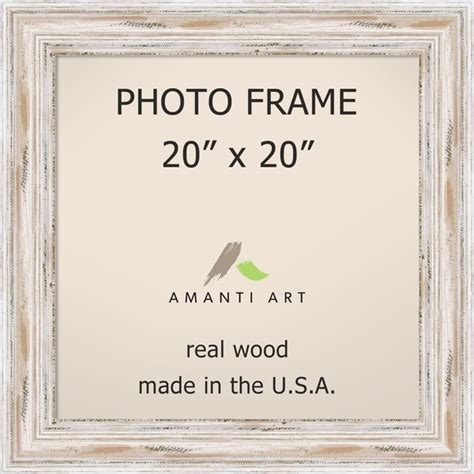 Shop Alexandria Whitewash Photo Frame 20x20 25 X 25 Inch Free