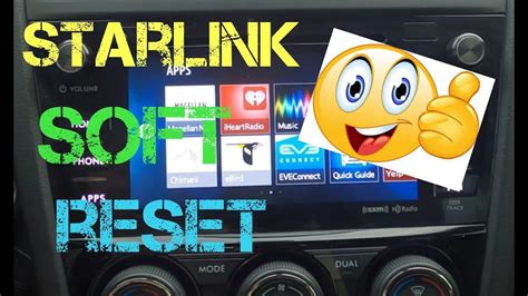 How To Reset Subaru Starlink Fix Frozen Faulty Freezing Screen No