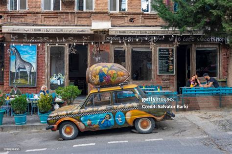 Streets And Old Houses In Old Tbilisi In Georgia High-Res Stock Photo - Getty Images