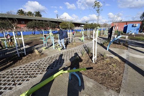 Cascallares Y Fabiani Recorrieron Las Obras Del Parque Saludable De