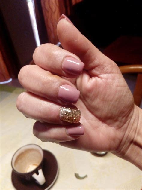 Gold Nude Nails Nude Nails Nails Class Ring