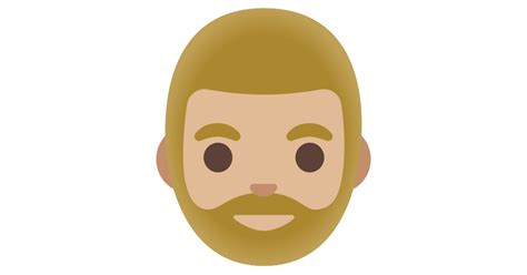 Homme Barbu Peau Moyennement Claire Emoji