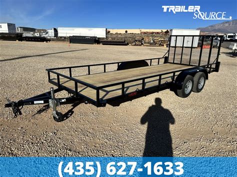 2024 Echo 7x18 5k Tandem Axle Utility Trailer